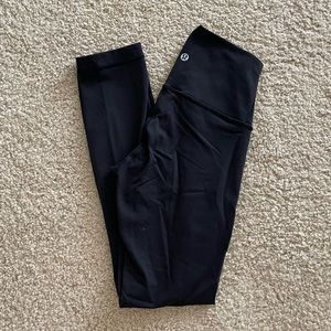 Lululemon wunder under 25” black leggings